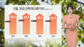 [날씨] 내일도 30도 안팎 더위…전국 곳곳 비·소나기