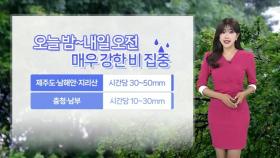 [날씨] 주말 동안 전국 많은 비…호우·강풍 주의
