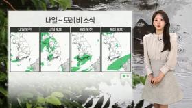 [날씨] 내일~모레 다시 비…중부·제주도 시간당 30㎜