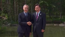 [현장연결] 이 대통령, G7 정상회의 초청국 공식환영식 참석