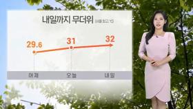 [날씨] 전국 맑고 30도 안팎 더위…경북 곳곳 소나기