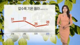 [날씨] 초여름 더위 계속…내일 밤부터 중부 장마