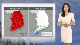 [날씨] 주말 한낮 35도 안팎…제주 강풍 동반한 비