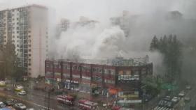 서초동 아파트 상가 건물에 불...17명 다쳐