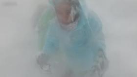 몰아친 눈폭풍...네팔 눈사태 당시 영상 공개