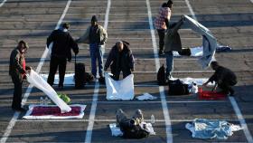 세계 각국 노숙자 대책 비상...라스베이거스 '주차장 방치' 비난 여론