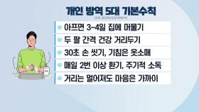 생활 방역 '개인·집단 지침' 제시...권고적 성격