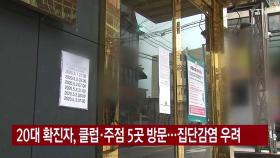 [YTN 실시간뉴스] 20대 확진자, 클럽·주점 5곳 방문...집단감염 우려