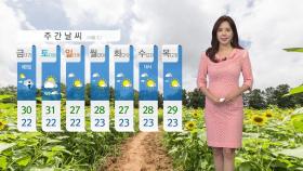 [날씨] 내일 '초복' 무더위, 서울 30℃...주말까지 더위