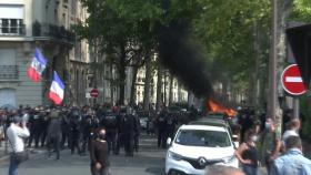 다시 돌아온 '노란 조끼'...파리 등 프랑스 곳곳 시위
