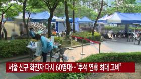 [YTN 실시간뉴스] 서울 신규 확진자 다시 60명대...