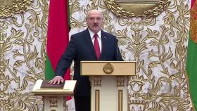 루카셴코 벨라루스 대통령, 기습 취임식...시민 수천 명 항의 시위