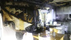 성남 정자동 아파트 17층 화재...가전 등 천만 원 피해