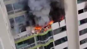 군포시 아파트 화재로 4명 사망...