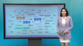 [더뉴스 나우] 신현수·김진국·LG 에너지솔루션·양현종...키워드로 보는 화제의 뉴스