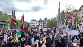 세계 곳곳서 팔레스타인 지지 시위...네타냐후 