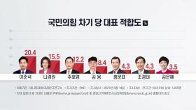 국민의힘 당권 여론조사 이준석 나경원 주호영 순