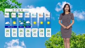 [날씨] 내일 단오, 30도 안팎 '한여름 더위' 계속
