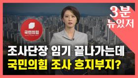 [뉴있저] 조사단장 임기 두 달 남았는데...서류 또 미제출? 국민의힘 조사 흐지부지?