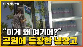 [자막뉴스] 공원 한가운데에 '냉장고'가 설치된 이유는?