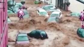 서유럽, 10일 만에 또 폭우...이탈리아, 스페인은 산불 피해