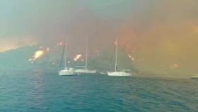 유럽 남동부 대형 산불 비상...터키에선 8명 사망