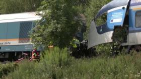 체코서 뮌헨-프라하행 고속열차 충돌...3명 사망·40여 명 부상