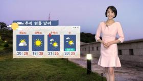 [날씨] 연휴 첫날, 낮동안 다소 더워...서울 28℃