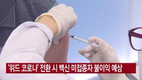 [YTN 실시간뉴스] '위드 코로나' 전환 시 백신 미접종자 불이익 예상