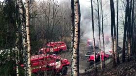 러시아 중부 화약 공장서 폭발 후 화재...