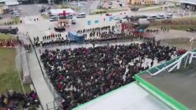 벨라루스 체류 난민 수천 명 폴란드 국경서 대치