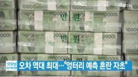 [YTN 실시간뉴스] 세수 오차 '역대 최대'...