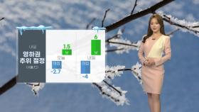 [날씨] 내일 영하권 추위 절정...서울 아침 -4℃