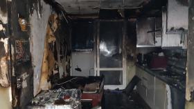 부산 반여동 아파트에서 불...12명 대피