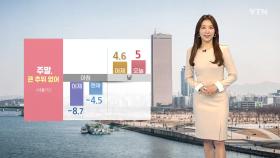 [날씨] 주말, 큰 추위 없지만 서쪽 미세먼지