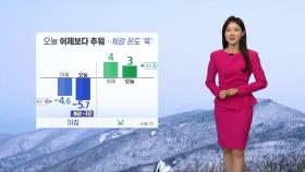 [날씨] 오늘 체감 온도 '뚝'...중부·경북 곳곳 '한파특보'