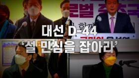 [뉴있저] 대선 D-44 '설 민심을 잡아라'