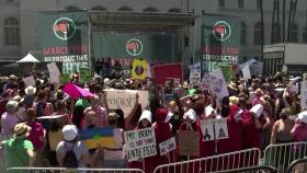 美 전역에서 낙태권 폐지 반대 시위 이어져
