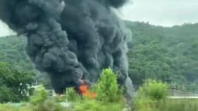 경기도 양주 섬유 공장 불...70명 대피