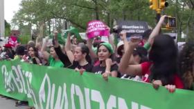 미국, '낙태권' 찬반 시위 전국에서 이어져