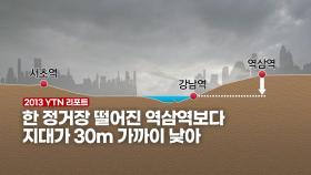 [영상] 강남역 물난리, 원인은 깔때기 같은 지형