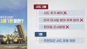 [더뉴스] '사드 3불 1한' 한중 입장차 커진 이유는?