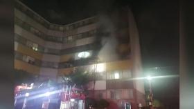 전남 영암 사원아파트에서 불...주민 50명 대피
