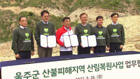 [울산] 울산시·SK이노베이션 산불 피해지 복구 협약