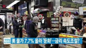 [YTN 실시간뉴스] 美 물가 7.7% 올라 '둔화'...금리 속도조절?
