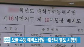 [YTN 실시간뉴스] 오늘 수능 예비소집일...확진시 별도 시험장