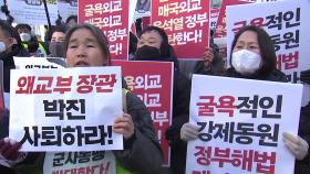 강제동원 관련 시민단체, '제3자 변제' 정부안 규탄