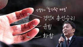 [뉴스큐] 안철수 '손가락 메모' 주목...의미심장한 단어들?