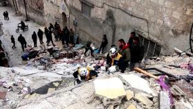 '13년째 내전' 시리아, 지진 피해로 고통 가중