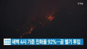 [YTN 실시간뉴스] 경남 합천 산불 '대응 3단계' 유지...진화율 92%